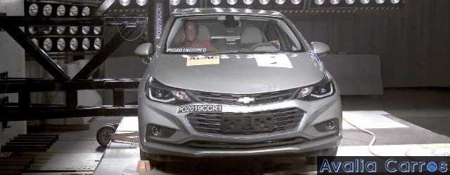 5 estrelas no Latin NCAP para o Chevrolet Cruze