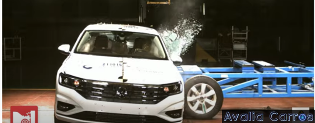 Avaliação do teste de colisão do Volkswagen Jetta