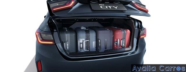 Avaliação da capacidade do porta-malas do Novo Honda City