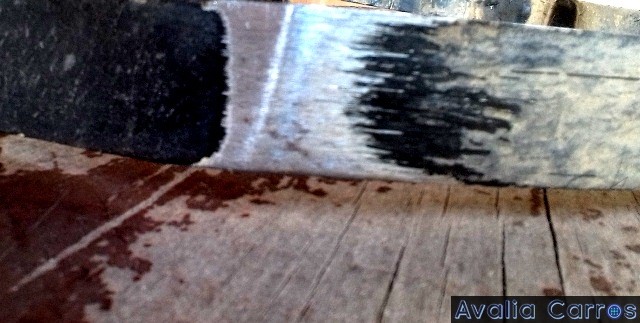 Avaliação da cinta do tanque de combustível do Gol CL 1.8 1989