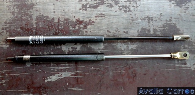 Avaliação do amortecedor da tampa traseira do Gol CL 1.8 1989