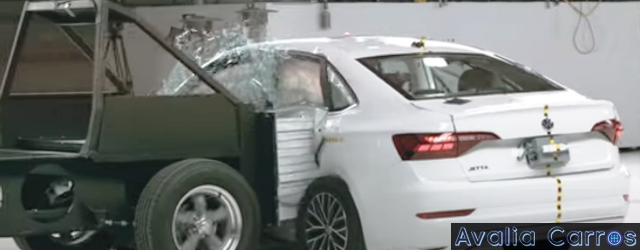 Avaliação do Jetta 2021 em Crash Test