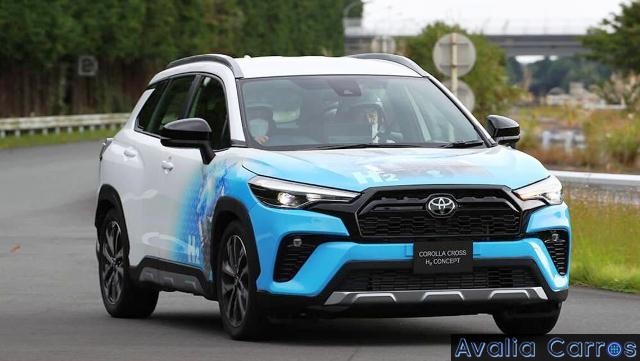 Avaliação do Corolla Cross movido a hidrogênio
