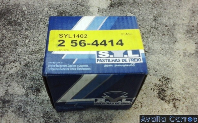 Avaliação das pastilhas de freio do Gol CL 1.8 1989