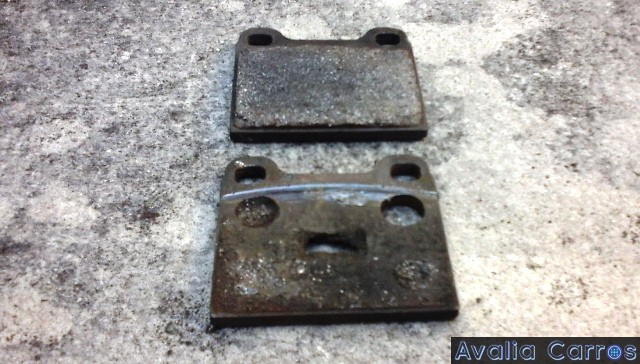 Avaliação das pastilhas de freio do Gol CL 1.8 1989
