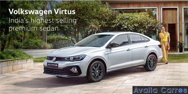 Avaliação das vendas do SEDÃ TOP 500 Volkswagen Virtus em 2024 na Índia