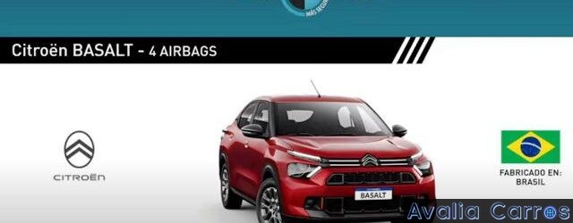 Avaliação do Citroen Basalt em Crash Test do Latin NCAP